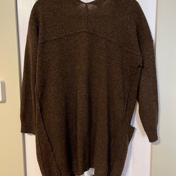 Monk & Lou oversized brown wool cardigan XS - Picture 6 of 6